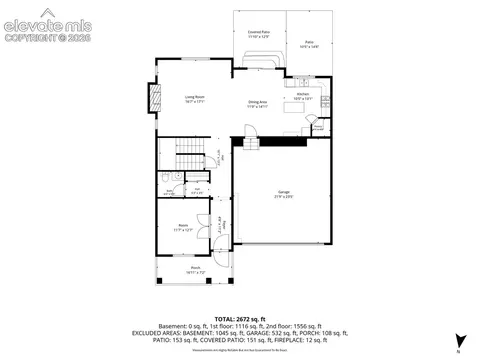 Floorplan - 10025 Beryl Dr, Peyton, CO 80831 photo 2 of 8