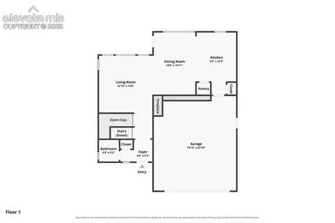 Floorplan - 12206 Sleeping Bear Rd, Peyton, CO 80831 photo 1 of 2