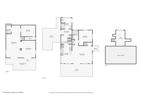 Floorplan - 71 Red Cloud Dr, Jefferson, CO 80456 photo 1 of 1