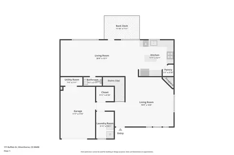 Floorplan - 171 Buffalo Dr, Silverthorne, CO 80498 photo 2 of 3