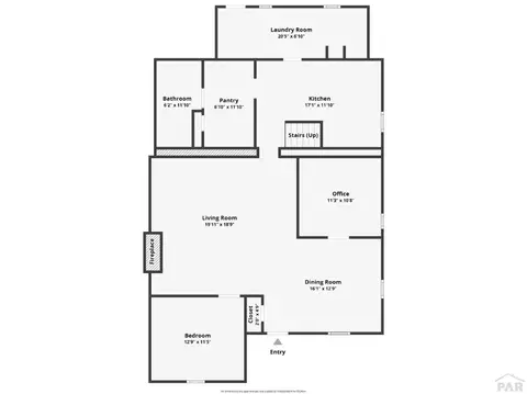 Floorplan - 118 E 7th St, Walsenburg, CO 81089 photo 1 of 3