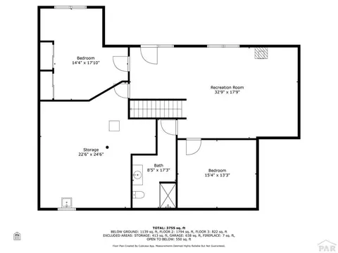 Floorplan - 8262 William Dr, Rye, CO 81069 photo 2 of 4