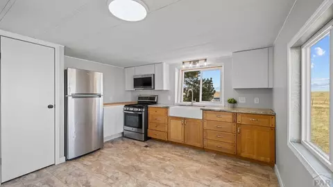 Kitchen - 37155 W Jones Rd, Yoder, CO 80864 photo 2 of 4