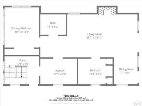 Floorplan - 9020 Pine Ave, Beulah, CO 81023 photo 3 of 3
