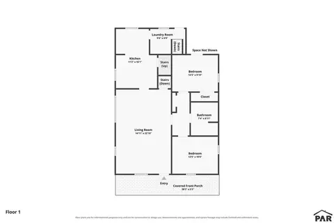 Floorplan - 1722 Carson Ave, La Junta, CO 81050 photo 1 of 3