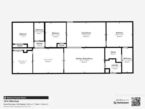 Floorplan - 15741 Willis Rd, Caldwell, ID 83607 photo 1 of 1