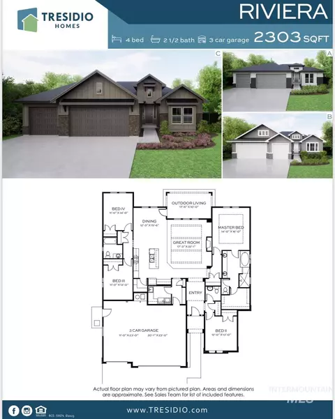 Floorplan - 2129 E Blakehurst St, Kuna, ID 83634 photo 1 of 1