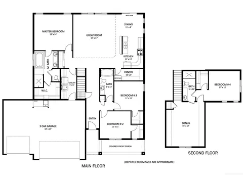 Floorplan - 1355 Crescent St, Weiser, ID 83672 photo 2 of 2