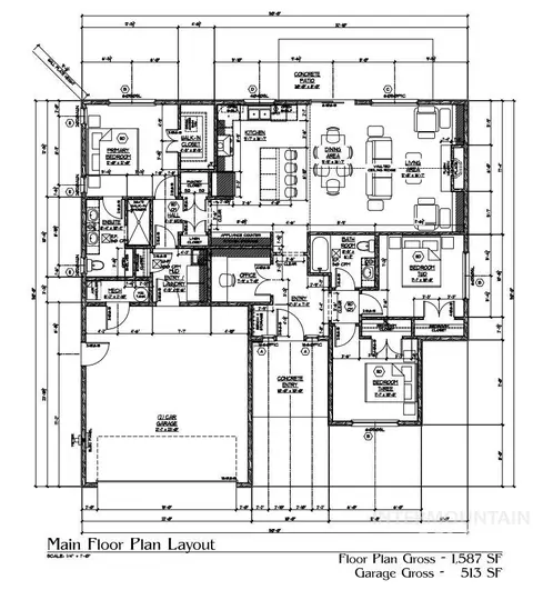 Floorplan - 516 Maple Ct, Genesee, ID 83832 photo 1 of 1