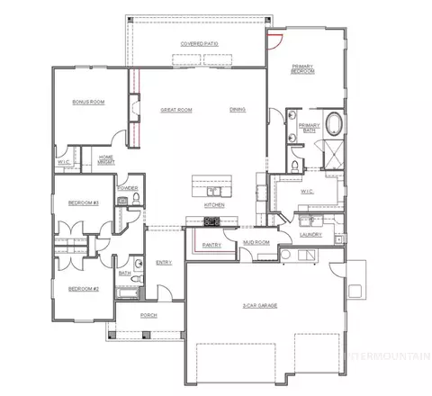 Floorplan - 6372 W Carnock Dr, Eagle, ID 83616 photo 1 of 1