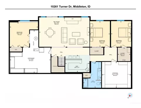 Floorplan - 10261 Turner Dr, Middleton, ID 83644 photo 2 of 2