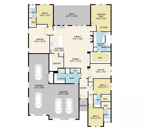 Floorplan - 6380 W Evita St, Eagle, ID 83616 photo 1 of 1