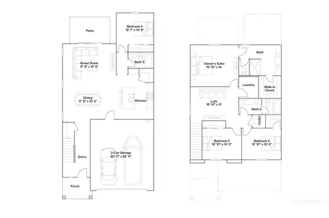 Floorplan - 8257 W White Willow St, Eagle, ID 83616 photo 1 of 1