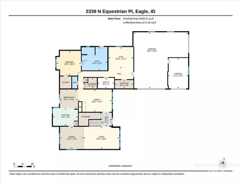 Floorplan - 2339 N Equestrian Pl, Eagle, ID 83616 photo 1 of 2