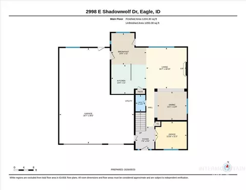 Floorplan - 2998 E Shadowwolf Dr, Eagle, ID 83616 photo 1 of 2