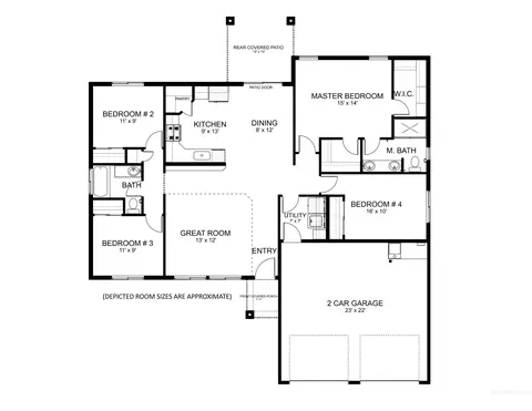 Floorplan - 1370 Dawn St, Weiser, ID 83672 photo 2 of 2