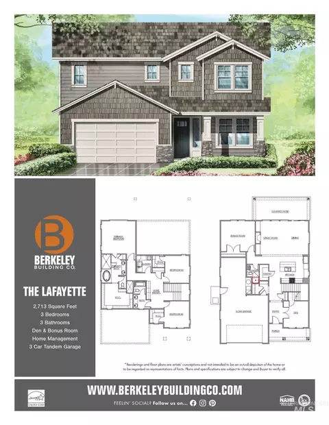 Floorplan - 7322 Powell Pl, Eagle, ID 83629 photo 1 of 1