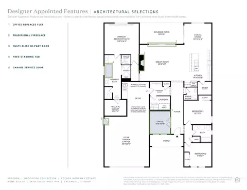 Floorplan - 5420 Juliet Rose Ave, Caldwell, ID 83607 photo 1 of 1