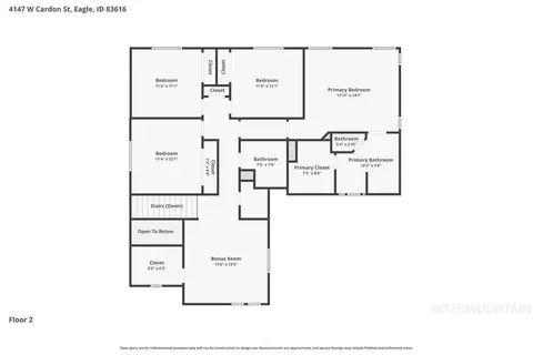 Floorplan - 4147 W Cardon St, Eagle, ID 83616 photo 2 of 2