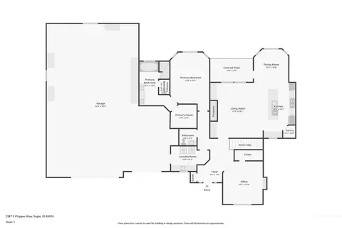 Floorplan - 2387 S Chipper Way, Eagle, ID 83616 photo 1 of 2