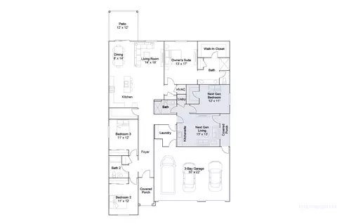 Floorplan - 4309 Segovia Ave, Caldwell, ID 83607 photo 1 of 1