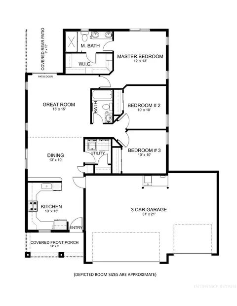 Floorplan - 935 Twilight St, Weiser, ID 83672 photo 2 of 2