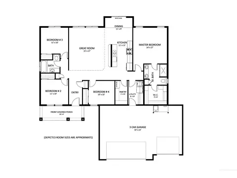 Floorplan - 1350 Dawn St, Weiser, ID 83672 photo 2 of 2