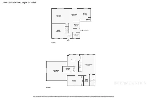 Floorplan - 2697 E Lakefork Dr, Eagle, ID 83616 photo 1 of 3