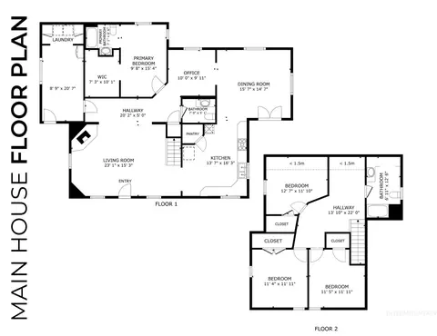 Floorplan - 2143 Bonner Rd, Midvale, ID 83645 photo 1 of 2