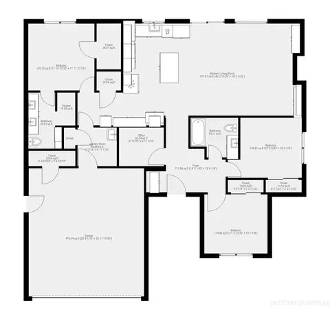 Floorplan - 516 Maple Crt, Genesee, ID 83832 photo 1 of 1