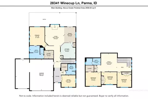 Floorplan - 28341 Winecup Ln, Parma, ID 83660 photo 1 of 1