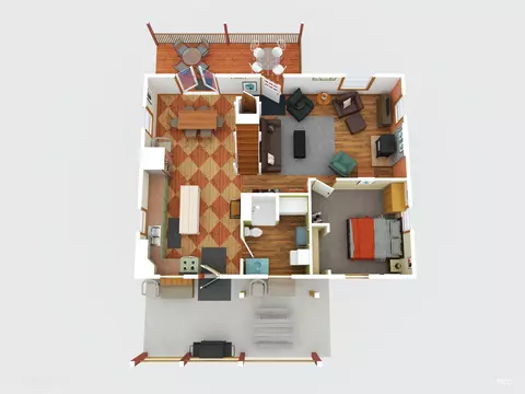 Floorplan - 210 S 2nd St, Elk River, ID 83827 photo 1 of 2