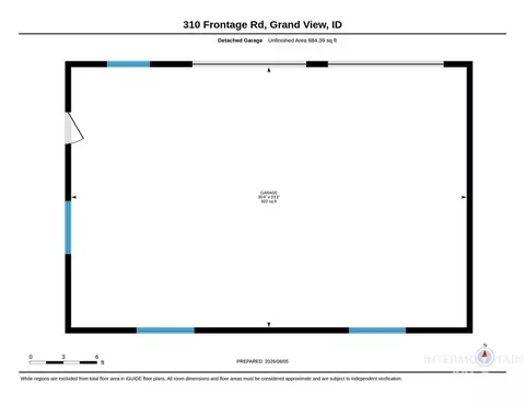 Floorplan - 310 Frontage Rd, Grand View, ID 83624 photo 2 of 2