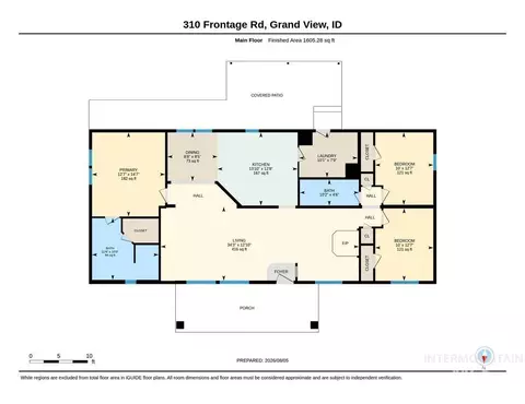 Floorplan - 310 Frontage Rd, Grand View, ID 83624 photo 1 of 2
