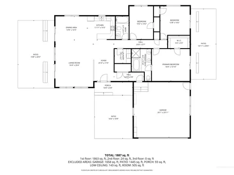 Floorplan - 820 W Magic Rd, West Magic, ID 83352 photo 3 of 8
