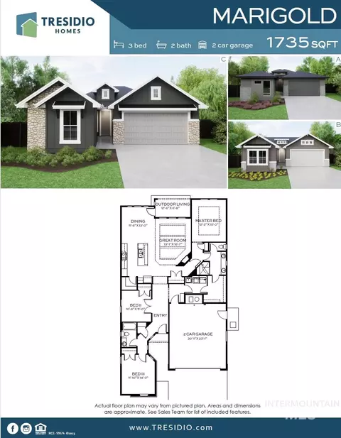 Floorplan - 2130 E Rodeo St, Kuna, ID 83634 photo 1 of 1