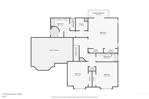 Floorplan - 726 E Parkway Ct, Boise, ID 83706 photo 2 of 2