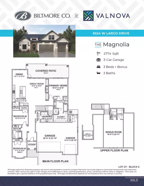 Floorplan - 6524 W Largo Dr, Eagle, ID 83616 photo 1 of 2