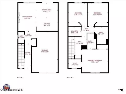 Floorplan - 229 E Lobo Loop, Hayden, ID 83835 photo 1 of 1