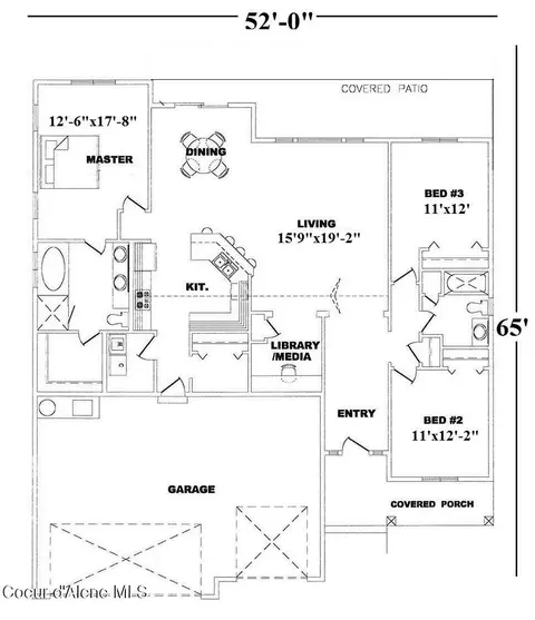 Floorplan - 2012 E Plaza Ct, Post Falls, ID 83854 photo 1 of 1