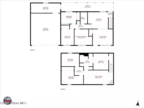 Floorplan - 503 E 10th Ave, Post Falls, ID 83854 photo 1 of 1