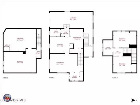 Floorplan - 410 Fourth St, Wallace, ID 83873 photo 1 of 1
