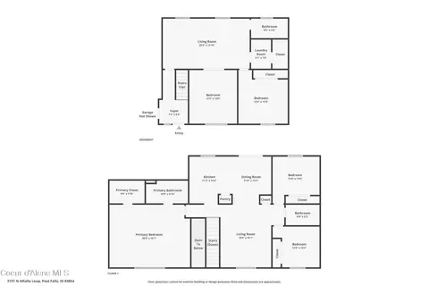 Floorplan - 3731 N Alfalfa Loop, Post Falls, ID 83854 photo 1 of 2