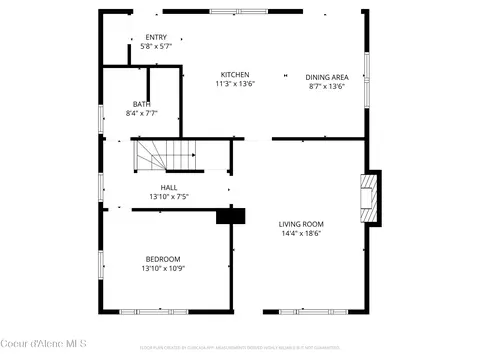 Floorplan - 417 S 4th Ave, Sandpoint, ID 83864 photo 1 of 2