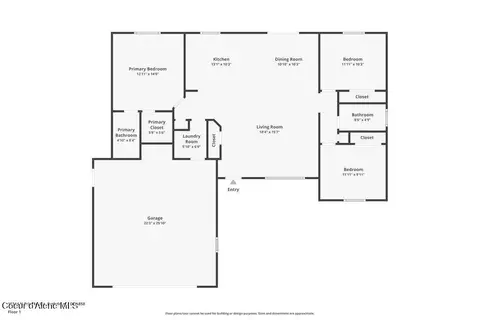 Floorplan - 15344 N Pristine Cir, Rathdrum, ID 83858 photo 1 of 1