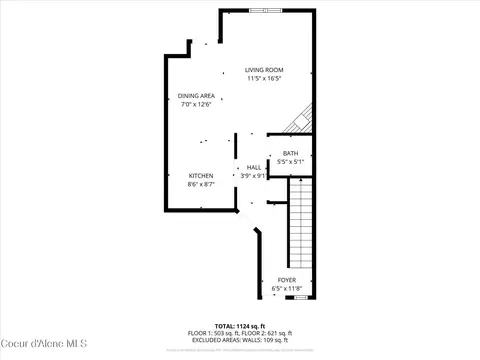 Floorplan - 574 Hydra Pl #B, Post Falls, ID 83854 photo 3 of 3