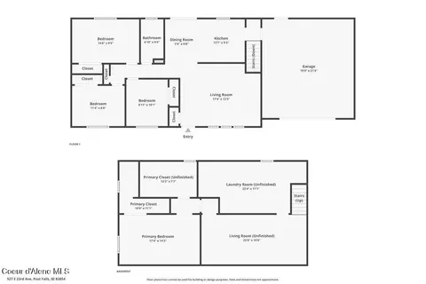 Floorplan - 527 E 23rd Ave, Post Falls, ID 83854 photo 1 of 1
