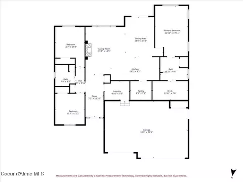 Floorplan - 2060 E Plaza Ct, Post Falls, ID 83854 photo 1 of 1