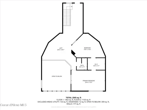 Floorplan - 347 Homestead Loop, Sandpoint, ID 83864 photo 2 of 3