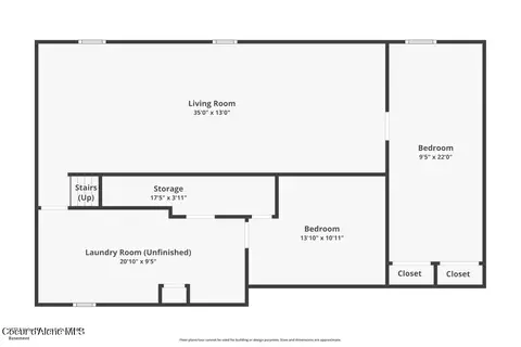 Floorplan - 1572 E Velora Dr, Post Falls, ID 83854 photo 2 of 5